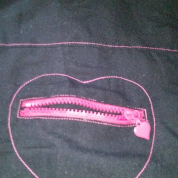 Girls Barbie black and pink vest EUC - Picture 5 of 6